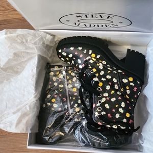 Steven Madden Floral Boots